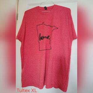 Home State Graphic Tee - Coral Pink